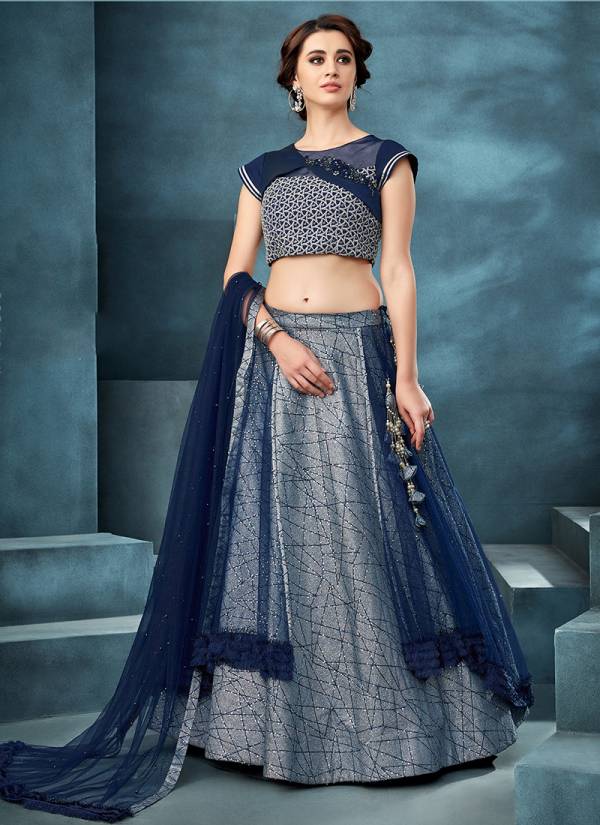 Latest Collection of Party Wear Lehenga Choli With Net Dupatta 
